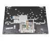 Keyboard incl. topcase US (english) grey/grey with backlight US International original suitable for Lenovo IdeaPad C340-14API (81N6)