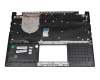 Keyboard incl. topcase black/black with backlight Arabic original suitable for Asus ExpertBook P2 P2451FA