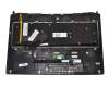 Keyboard incl. topcase black/black with backlight original suitable for Asus ROG G750JM