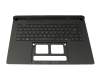 Keyboard incl. topcase black original suitable for Asus ROG Strix SCAR 16 G635LR