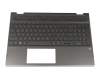 L20851-041 HP keyboard incl. topcase DE (german) black/black with backlight