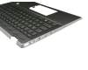 L53797-041 original HP keyboard incl. topcase DE (german) black/black with backlight