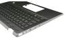 L54866-041 original HP keyboard incl. topcase DE (german) black/black with backlight