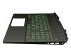 L57593-041 original HP keyboard incl. topcase DE (german) black/black with backlight