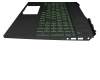 L58826-261 original HP keyboard incl. topcase RU (russian) black/black with backlight