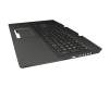 L61639-041 original HP keyboard incl. topcase DE (german) black/black with backlight
