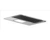 L70776-041 HP TOPCOVER W/KYBD BL GR