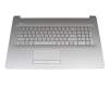 L88362-041 original HP keyboard incl. topcase DE (german) silver/silver