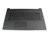L92780-051 original HP keyboard incl. topcase FR (french) black/black (PTP/with DVD)