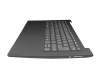 LCM16H56D0-686 original Lenovo keyboard incl. topcase DE (german) grey/grey