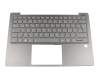 LCM17J66D0J686 original Chicony keyboard incl. topcase DE (german) grey/grey with backlight