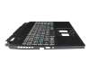 LG05P_P16B3L original Acer keyboard incl. topcase US (english) black/white/black with backlight
