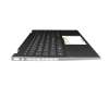 M01292-041 original HP keyboard incl. topcase DE (german) black/black/silver without backlight