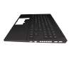 M09321-041 HP keyboard incl. topcase DE (german) black/black with backlight (Mica Silver Aluminium)
