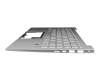 M24558-041 original HP keyboard incl. topcase DE (german) silver/silver with backlight