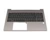 M26113-041 original HP keyboard incl. topcase DE (german) black/grey with backlight