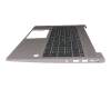 M26113-041 original HP keyboard incl. topcase DE (german) black/grey with backlight