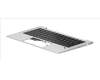 M30683-041 HP TOPCOVER W/KBD BL SR PVCY GR