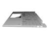 M45127-041 original HP keyboard incl. topcase DE (german) silver/silver
