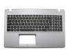MP-11N66D0-528W original Asus keyboard incl. topcase DE (german) black/grey