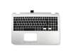 MP-13F86D0-9202 original Chicony keyboard incl. topcase DE (german) black/silver