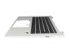 N55235-041 original HP keyboard incl. topcase DE (german) black/silver with backlight