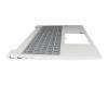 N97247-041 original HP keyboard incl. topcase DE (german) grey/silver with backlight