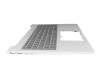 N98507-041 original HP keyboard incl. topcase DE (german) grey/silver with backlight