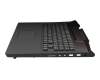 NBX0001HF00 original Lenovo keyboard incl. topcase DE (german) black/black with backlight