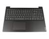 NBX0001NP10 original Lenovo keyboard incl. topcase DE (german) grey/black
