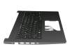NC210110T9 original Acer keyboard incl. topcase DE (german) black/black