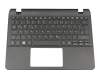 NK.I1117.04B original Acer keyboard incl. topcase DE (german) black/black