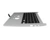 NKI11130LY original Acer keyboard incl. topcase CH (swiss) black/silver