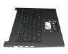 NKI131705E original Acer keyboard incl. topcase DE (german) black/black