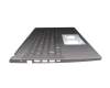NKI151320E original Acer keyboard incl. topcase DE (german) grey/grey with backlight
