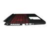 NKI15170VG original Acer keyboard incl. topcase DE (german) black/red/black with backlight