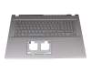 NSK-RA266C original Acer keyboard incl. topcase DE (german) grey/grey with backlight