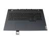 P05CYXBG-US original Lenovo keyboard incl. topcase US (english) black/blue with backlight