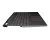 P05SYPERKEY-GR original Lenovo keyboard incl. topcase DE (german) grey/grey with backlight
