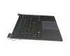 PB4253-3611 original Samsung keyboard incl. topcase DE (german) black/black with backlight