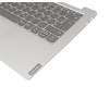 PC4CB-GE original Lenovo keyboard incl. topcase DE (german) grey/silver with backlight