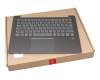 PD4SB-GE original Lenovo keyboard incl. topcase DE (german) grey/grey with backlight (fingerprint)