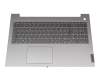 PK09000QQ20 original Lenovo keyboard incl. topcase DE (german) grey/grey with backlight