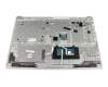 PK1314F3A18 original Lenovo keyboard incl. topcase FR (french) grey/silver with backlight