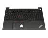 PK131D71B11 original Lenovo keyboard incl. topcase DE (german) black/black with backlight and mouse-stick