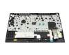 PK131HK3B12 original Lenovo keyboard incl. topcase CH (swiss) black/black with backlight and mouse-stick