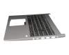 PK132CE1A11 original Chicony keyboard incl. topcase DE (german) black/silver with backlight
