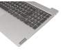 PK132GC2B19 original Compal keyboard incl. topcase DE (german) dark grey/grey with backlight