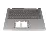 PK1399B1B13 original Acer keyboard incl. topcase DE (german) grey/grey with backlight