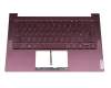 PR4SB-UK original Lenovo keyboard incl. topcase UK (english) purple/purple with backlight